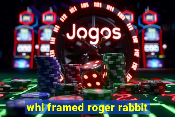 whi framed roger rabbit